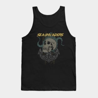 skull and tentacles in color Tank Top